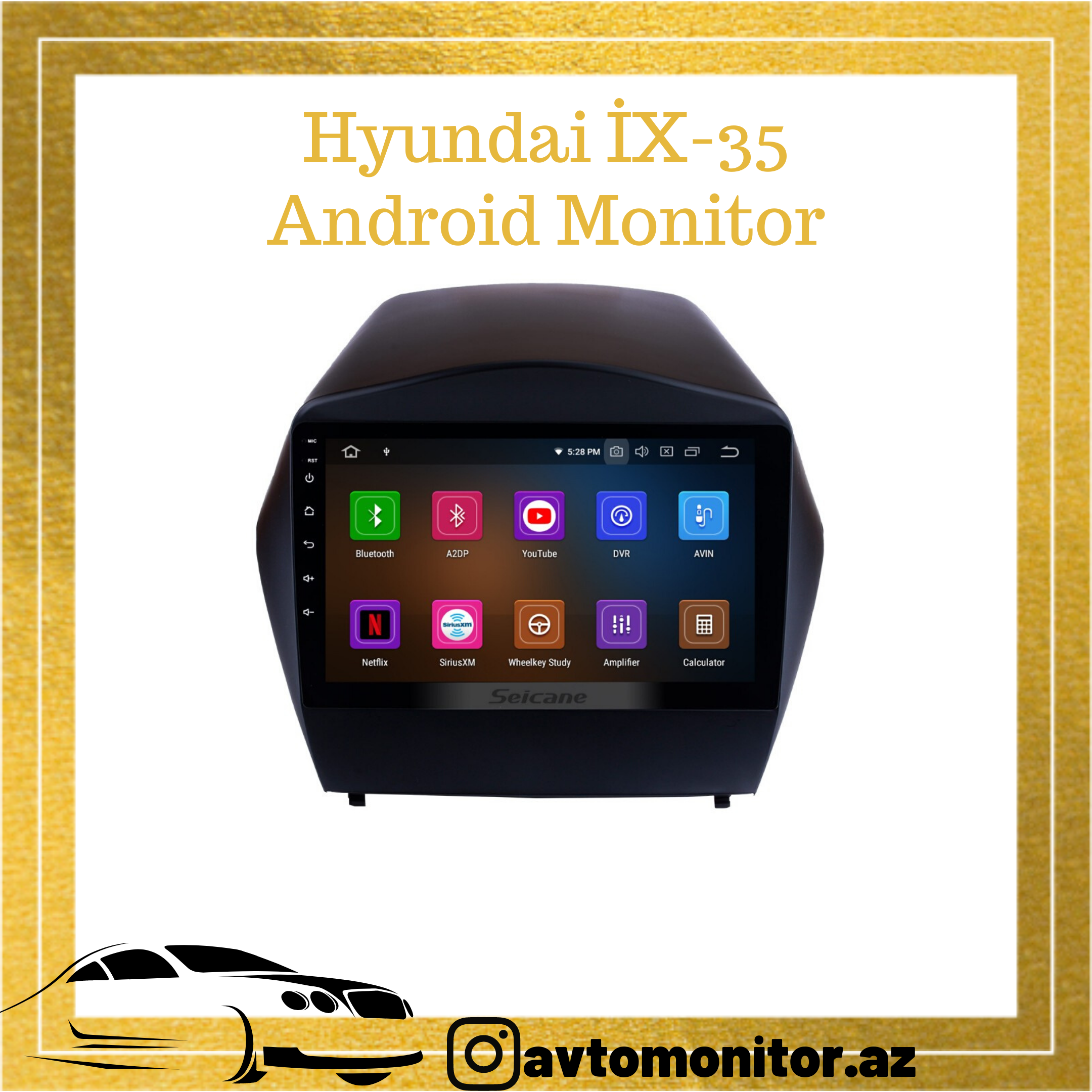 Hyundai IX-35 üçün Android Monitor- -- --